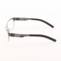 ic! Berlin Charmante Aubergine Eyeglasses Col. Nickle with Clear Lenses