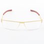 ic! Berlin Dean Eyeglasses Col. Gold with Clear Lenses