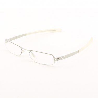 ic! Berlin Edvin Eyeglasses Col. Nickle with Clear Lenses