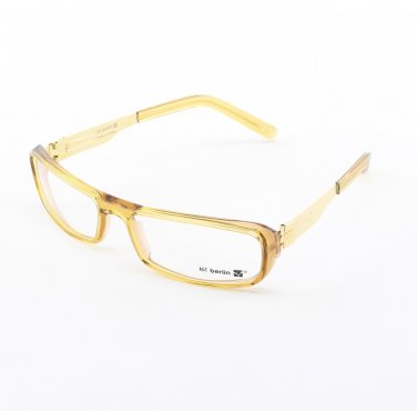 ic! Berlin Hobie Eyeglasses Col. Honey with Clear Lenses