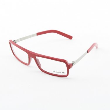 ic! Berlin Ion Eyeglasses Col. red with Clear Lenses