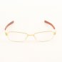 ic! Berlin Kolja Eyeglasses Col. Gold/rust with Clear Lenses