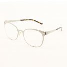ic! Berlin Samedi Eyeglasses Col. Chrome with Clear Lenses
