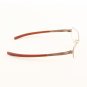 ic! Berlin Tina W. Eyeglasses Col. Gold with Clear Lenses