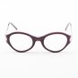 Marni MA679S Eyeglasses Col. 03 Deep Purple Frame with Lavendar and Silver Accents and Clear Lenses