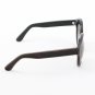 Marni MA195 Sunglasses Col. 05 Opaque Black w/ Chocolate Brown Trim with Gray Gradient Lenses