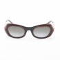 Marni MA188S Sunglasses Col. 03 Black w/ Deep Burgundy Accent with Gradient Gray Lenses