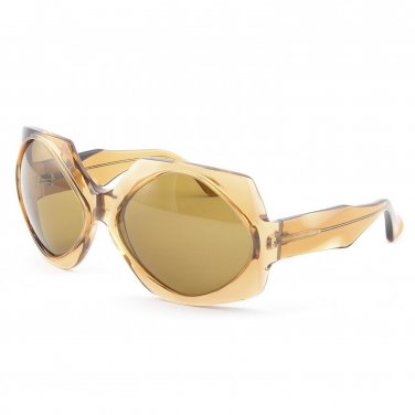 Marni MA187S Sunglasses Col. 01 Translucent Amber with Brown Lenses