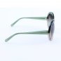 Marni MA156 Sunglasses Col. 04 Dark Brown to Tan w/ Emerald Green Accent with Brown Lenses