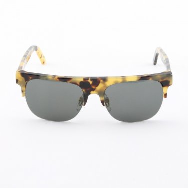 Super Andrea 267 Sunglasses Cheetah Frame with Black Zeiss Lenses by RETROSUPERFUTURE