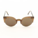 Super Lucia 419 Sunglasses Womens Dark Crystal Brown by RETROSUPERFUTURE