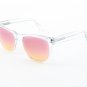 Super Classic 206 Wayfarer Sunglasses Clear with Pink Orange Gradient Lenses by RETROSUPERFUTURE