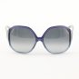 Marni MA218 Sunglasses Col. 02 Navy Blue Opaque and Crystal Frame with Gray Gradient Lenses