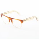Super Flat Top 963/0T Eyeglasses Brown Havana Crystal with Brown Zeiss Lenses by RETROSUPERFUTURE
