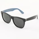 Super Classic 512/3T Sunglasses Black and Blue with Blue Zeiss Lenses by RETROSUPERFUTURE