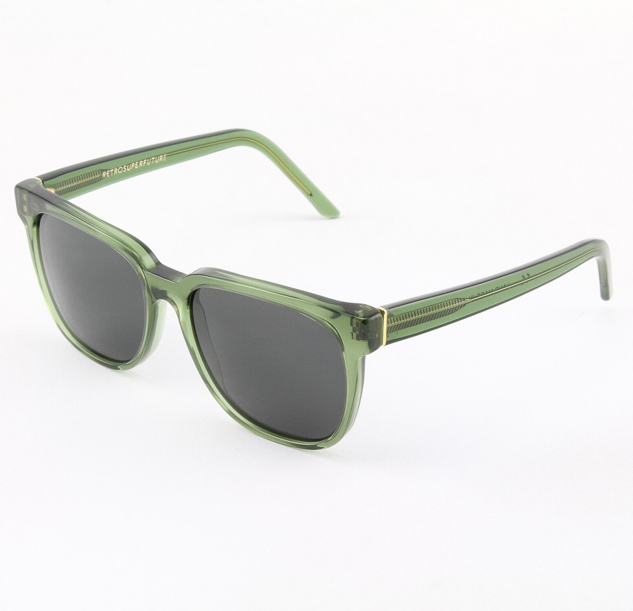 Super People 356/3T Sunglasses Crystal with Grey Zeiss Lenses by RETROSUPERFUTURE