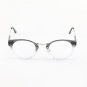 Super Panama 821/0T Eyeglasses Black Grey with Clear Zeiss Lenses by RETROSUPERFUTURE