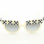 Prada SPR 26PS Sunglasses 7S3-0A7 White with Matching Flower Pattern
