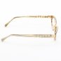 Loree Rodkin Katy Eyeglasses Topaz w/ Clear Lenses, Plastic Inserts and Decorative Temple Core