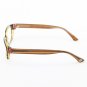 Loree Rodkin Evan Eyeglasses by Sama Col. Topaz and Pink with Clear Lenses