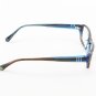Loree Rodkin Clive Eyeglasses by Sama Col. Brown/Blue with Clear Lenses