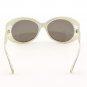 Loree Rodkin Lindsey Sunglasses by Sama Col. Black and Cream with Gray Lenses