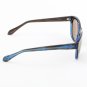 Loree Rodkin Angie Sunglasses by Sama Col. Brown and Blue with Brown Lenses and Swarovski Crystals