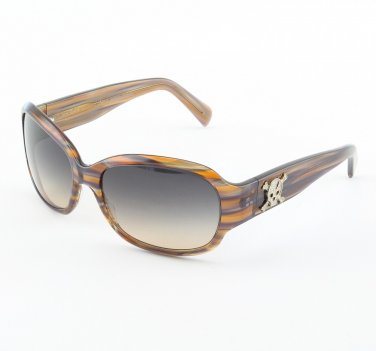Loree Rodkin Anastasia Sunglasses by Sama Col. Amethyst and Tortoise with Brown Gradient Lenses