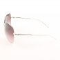 Blinde Lemme Guess Unisex Sunglasses Col. Shiny Silver with Pink Gradient Lenses