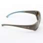 Vuarnet 4123BRO Uni Sunglasses Col. Brown and Blue with Yellow Green Based Skilynx Lenses