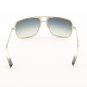 Blinde The Dean Unisex Sunglasses Col. Matte Black and Gold with Grey Gradient Lenses