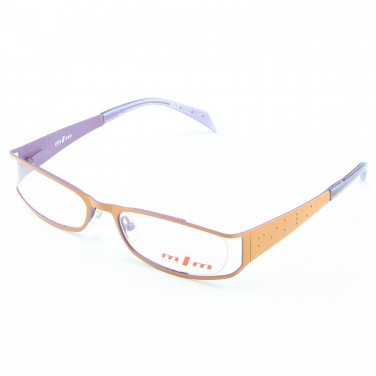 Alain Mikli Eyeglasses 660 02 Orange Lavander with Clear Lenses