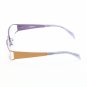 Alain Mikli Eyeglasses 660 02 Orange Lavander with Clear Lenses