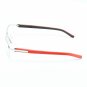 TAG Heuer 8005 Men's Eyeglasses Col. 005 Brushed Black Red with Clear Lenses