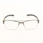 ic! Berlin Oleg P. Eyeglasses Col. Chocolate with Clear Lenses