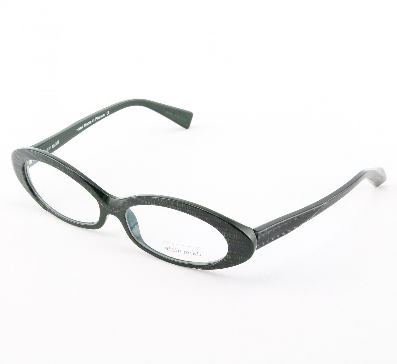 Alain Mikli Eyeglasses AL1037 Col. 231 Dark Green Iridescent and Matte Green