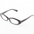 Alain Mikli Eyeglasses AL1037 Col. 2 Chocolate Brown with Black Frame Accent
