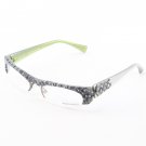 Alain Mikli Eyeglasses AL0927 Col. 4 Silver and Black Granite Geometric
