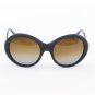 Marni MA162S Sunglasses Col. 11 Oversized Deep Navy Frame with Brown Gradient Lenses