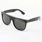 Super Flat Top 036/3T Sunglasses Black Gold with Black Zeiss Lenses by RETROSUPERFUTURE
