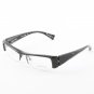 Alain Mikli Eyeglasses AL0795 Col. 1 High Gloss Black with Subtle Diagonal Pattern