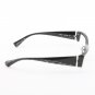 Alain Mikli Eyeglasses AL0795 Col. 1 High Gloss Black with Subtle Diagonal Pattern