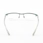 Alain Mikli Eyeglasses AL07005 Col. 17 Matte Black Frame with Silver Checkerboard Temples