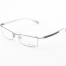 Alain Mikli Eyeglasses AL0770 Col. 12 Matte Silver with Black and Silver Temples