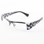 Alain Mikli Eyeglasses AL0757 Col. 98 Deep Purple and Clear with Purple and Clear Temples