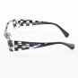 Alain Mikli Eyeglasses AL0757 Col. 98 Deep Purple and Clear with Purple and Clear Temples