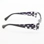 Alain Mikli Eyeglasses AL0757 Col. 98 Deep Purple and Clear with Purple and Clear Temples
