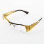 Alain Mikli Eyeglasses AL0757 Col. 21 Black and Gold Geometric