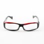 Alain Mikli Eyeglasses A0753 Col. 16 Black with Red Accent on Frame