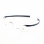 TAG Heuer 3521 Men's Eyeglasses Col. 07 Palladium Blue Grey with Clear Lenses